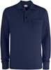 Clique 028235 Basic Polo LS Pocket - Dark Navy - 3XL afbeelding