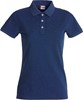 Clique 028241 Stretch Premium Polo Ladies - Blauwmelange - XL afbeelding
