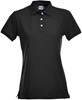 Clique 028241 Stretch Premium Polo Ladies - Zwart - XXL afbeelding