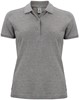 Clique 028265 Classic OC Polo Ladies - Grijsmelange - M afbeelding