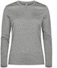 Clique 029041 Basic Active-T Lm Ladies - Grijsmelange - S afbeelding