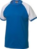 Clique Raglan-T 029326 - Kobalt/Wit - S