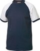 Clique 029326 Raglan-T - Navy/Wit - 3XL afbeelding