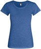 Clique 029353 Slub-T Ladies - Blauwmelange - XL afbeelding