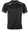Hummel 110113 Leeds Shirt Korte Mouw - Black-White - XXL