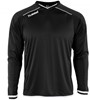 hummel Leeds Shirt l.m. Sportshirt - Zwart - Maat XL
