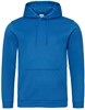 Polyester Sporthoodie met capuchon Grey Melange - M