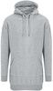 Dames Hoodie Dress Long Zwart L