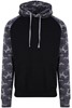 Vegan Hoodie met capuchon 'Camo' Grey - XXL