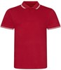 Just Cool JP003 Stretch Tipped Polo - Red - XL