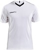 Craft Progress Contrast Shirt Korte Mouw Heren - Wit / Zwart | Maat: XL