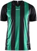 Craft 1905562 Progress Stripe Jersey M - Black/Team Green - XXL afbeelding