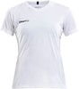 Craft Squad Shirt Korte Mouw Dames - Wit | Maat: XS