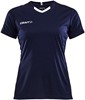 Craft Progress Contrast Shirt Korte Mouw Dames - Marine | Maat: XS