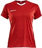 Craft Progress Contrast Shirt Korte Mouw Dames - Rood | Maat: XXL