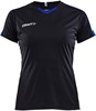 Craft 1905567 Progress Contrast Jersey W - Black/Club Cobolt - XL afbeelding