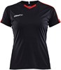 Craft 1905567 Progress Contrast Jersey W - Black/Bright Red - XL afbeelding