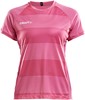 Craft Progress Shirt Korte Mouw Dames - Roze | Maat: XXL