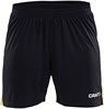 Craft 1905577 Progress Contrast Short W - Black/Yellow - XS afbeelding