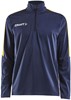 Craft Progress Halfzip Ls Tee M 1905611 - Navy/Sweden Yellow - 3XL