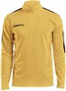 Craft 1905611 Progress Halfzip Tee LS M - Yellow/Black - S afbeelding