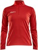 Craft 1905625 Progress Halfzip Tee LS W - Bright Red/White - XS afbeelding