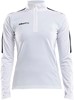 Craft 1905625 Progress Halfzip Tee LS W - White/Black - S afbeelding