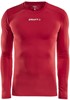 Craft Pro Control Compression Shirt Lange Mouw - Rood | Maat: XXL