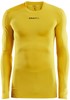 Craft 1906856 Pro Control Compression Tee LS Unisex - Yellow - XS afbeelding