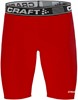 Craft 1906858 Pro Control Compression Short Tights Unisex - Bright Red - XS afbeelding