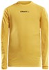 Craft 1906860 Pro Control Compression Tee LS JR - Yellow - 146/152 afbeelding