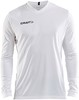 Craft Squad Jersey Solid LS Shirt Heren  Sportshirt - Maat M  - Mannen - wit/zwart
