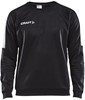 Craft 1906980 Progress R-Neck Sweater M - Black/White - XS afbeelding
