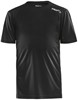 Craft 1907363 Rush Ss Tee JR - Black - 110/116 afbeelding