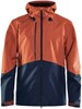 Craft 1907994 Block Shell Jacket Men - Pepper/Dk Navy - XXL afbeelding