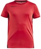 Craft 1908228 Pro Control Impact SS Tee M - Bright Red/Black - M afbeelding
