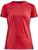 Craft 1908229 Pro Control Impact SS Tee W - Bright Red/Black - XS afbeelding