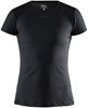 Craft 1908767 Adv Essence Ss Slim Tee Wmn - Black - L afbeelding
