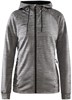 Craft 1909133 Adv Unify Fz Hood Wmn - Dk Grey Melange - M afbeelding