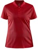 Craft 1909139 Core Unify Polo Shirt Wmn - Bright Red - L afbeelding