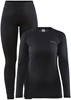 Craft 1909708 Core Warm Baselayer Set Wmn - Black - XS afbeelding