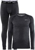 Craft 1909711 Core Wool Merino Set Men - Black Melange - M afbeelding