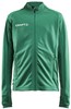 Craft Craft Evolve Full Zip Sportvest - Maat 128  - Unisex - groen