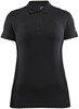 Craft 1910385 Adv Essence Seamless Polo Wmn - Black - M afbeelding