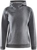 Craft 1910629 Core Soul Hood Sweatshirt W - Dark Grey Melange - XS afbeelding
