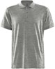 Craft 1910745 Core Blend Polo Shirt Men - Grey Melange - S afbeelding