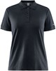 Craft 1910746 Core Blend Polo Shirt Wmn - Asphalt - XL afbeelding