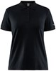 Craft 1910746 Core Blend Polo Shirt Wmn - Black - XXL afbeelding