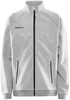 Craft 1910897 Core Soul Fz Jacket Jr - Grey Melange - 122/128 afbeelding