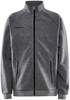 Craft 1910897 Core Soul Fz Jacket Jr - DK Grey Melange - 146/152 afbeelding